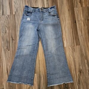 Women's Blue Wide-Leg Jeans